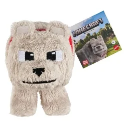 Minecraft Movie pörröinen pehmolelu The Wolf 20cm