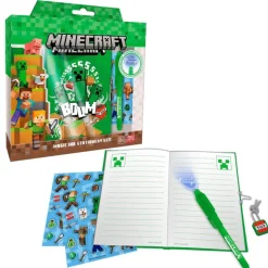 Minecraft Päiväkirja, taikakynä ja tarrat