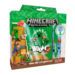 Minecraft Päiväkirja, taikakynä ja tarrat