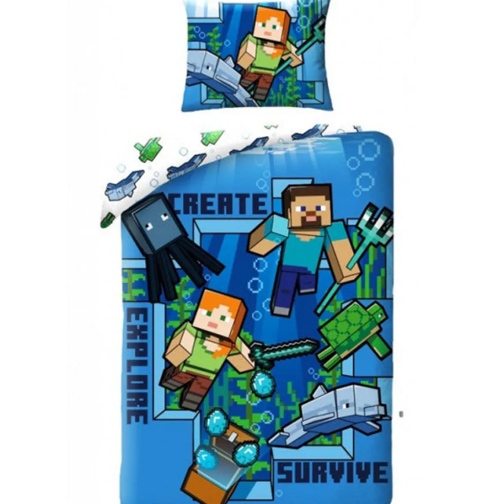 Minecraft Pussilakanasetti 140x200