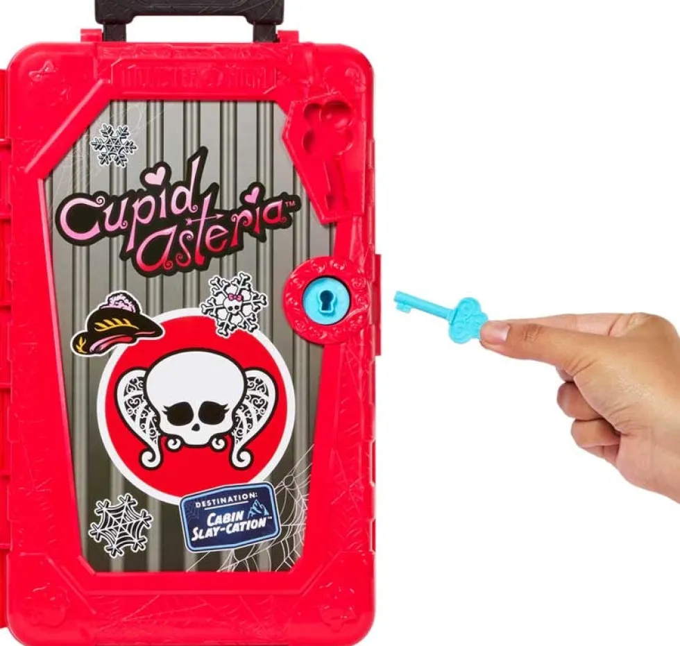 Monster High Boo Skulltimate Secrets Cabin Slay-Cation Cupid Asteria -nukke
