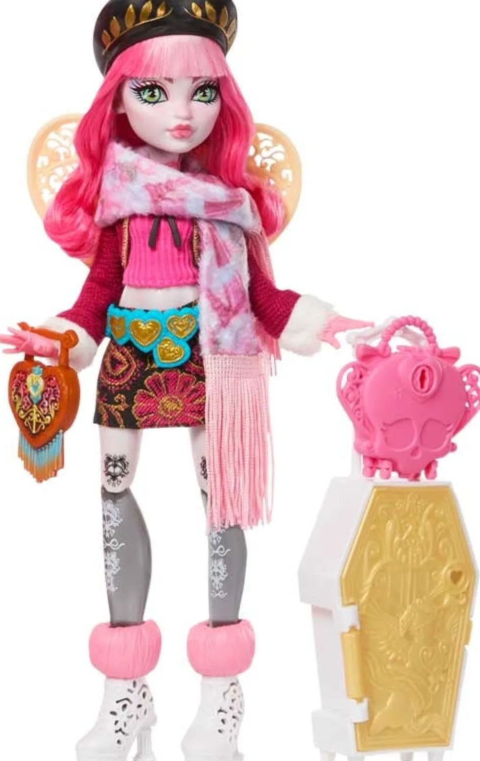 Monster High Boo Skulltimate Secrets Cabin Slay-Cation Cupid Asteria -nukke