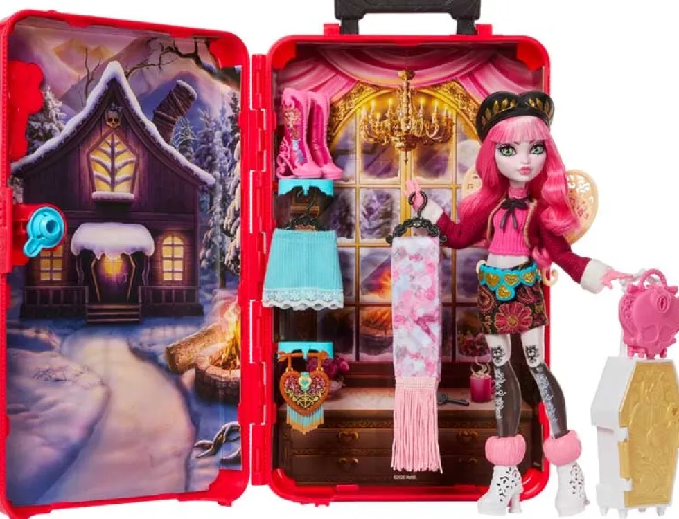 Monster High Boo Skulltimate Secrets Cabin Slay-Cation Cupid Asteria -nukke