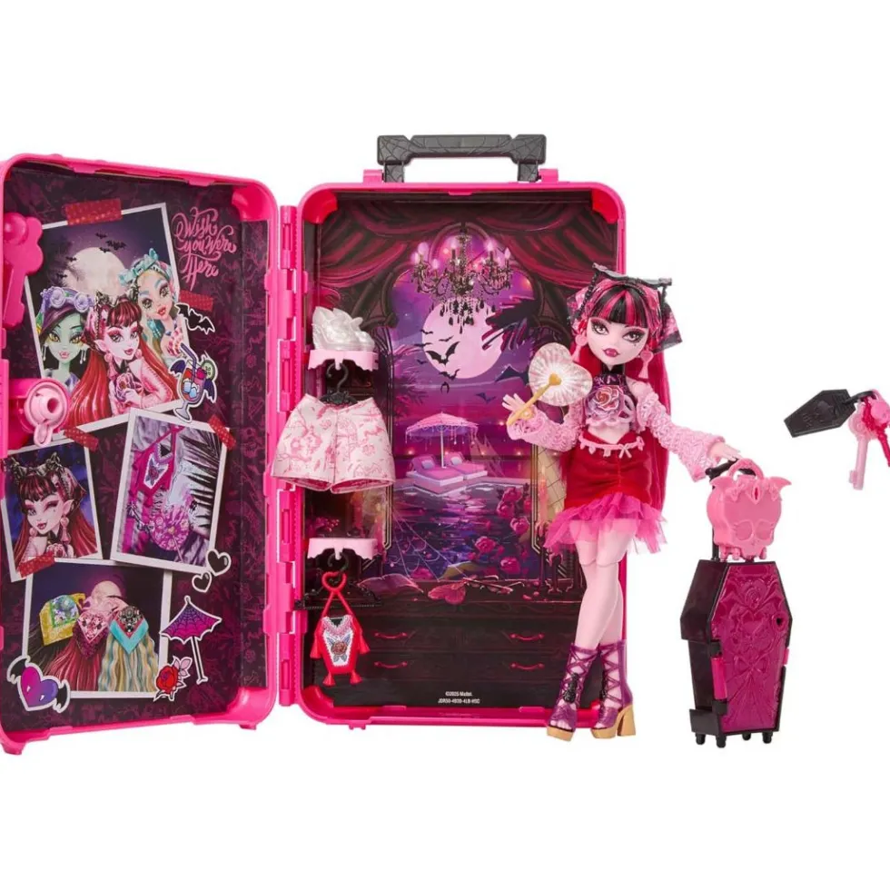Monster High Skullmate Secrets Draculaura Oasis -nukke