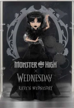 Monster High Wednesday Raven's dress -nukke