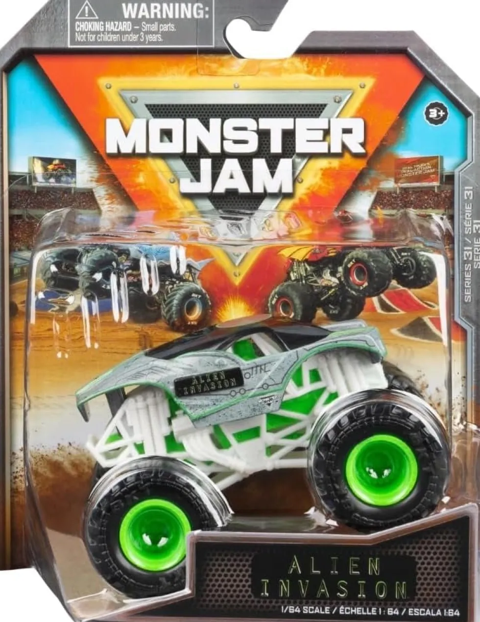 Monster Jam Alien Invasion monsteri auto 1:64