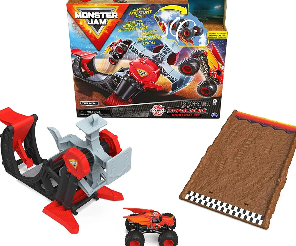 Monster Jam Bakugan Dragonoid Stunt setti