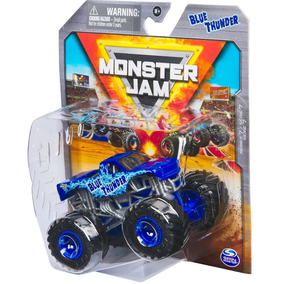 Monster Jam Blue Thunder monsteri auto 1:64