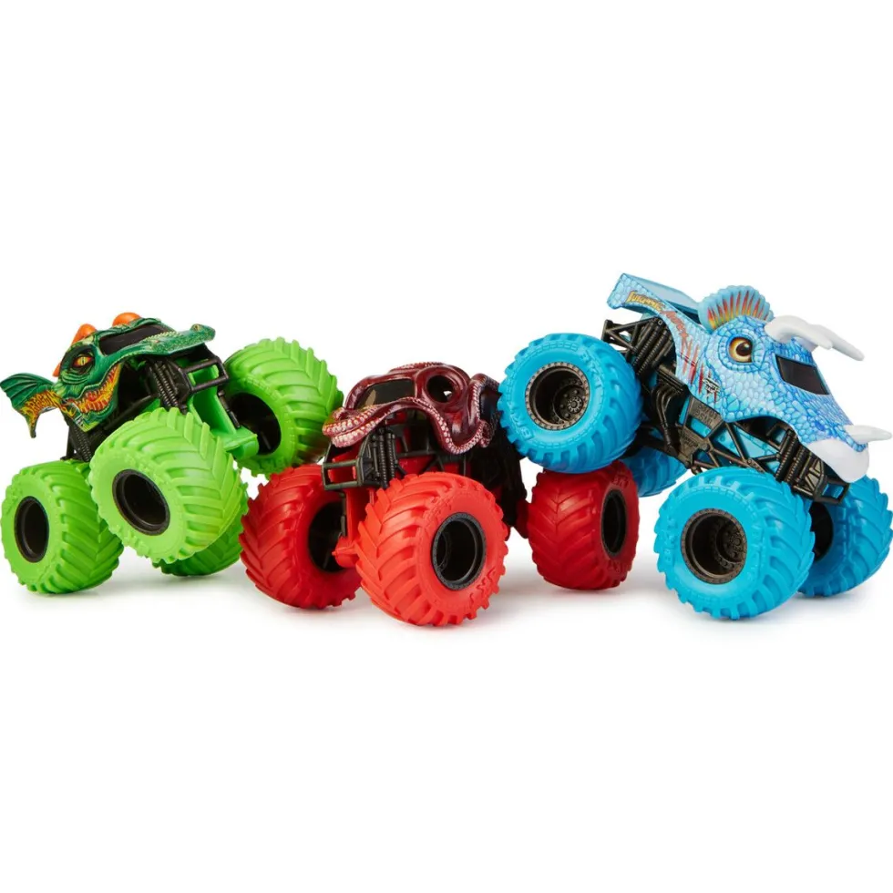 Monster Jam Charged Beasts monsteri autot 3kpl