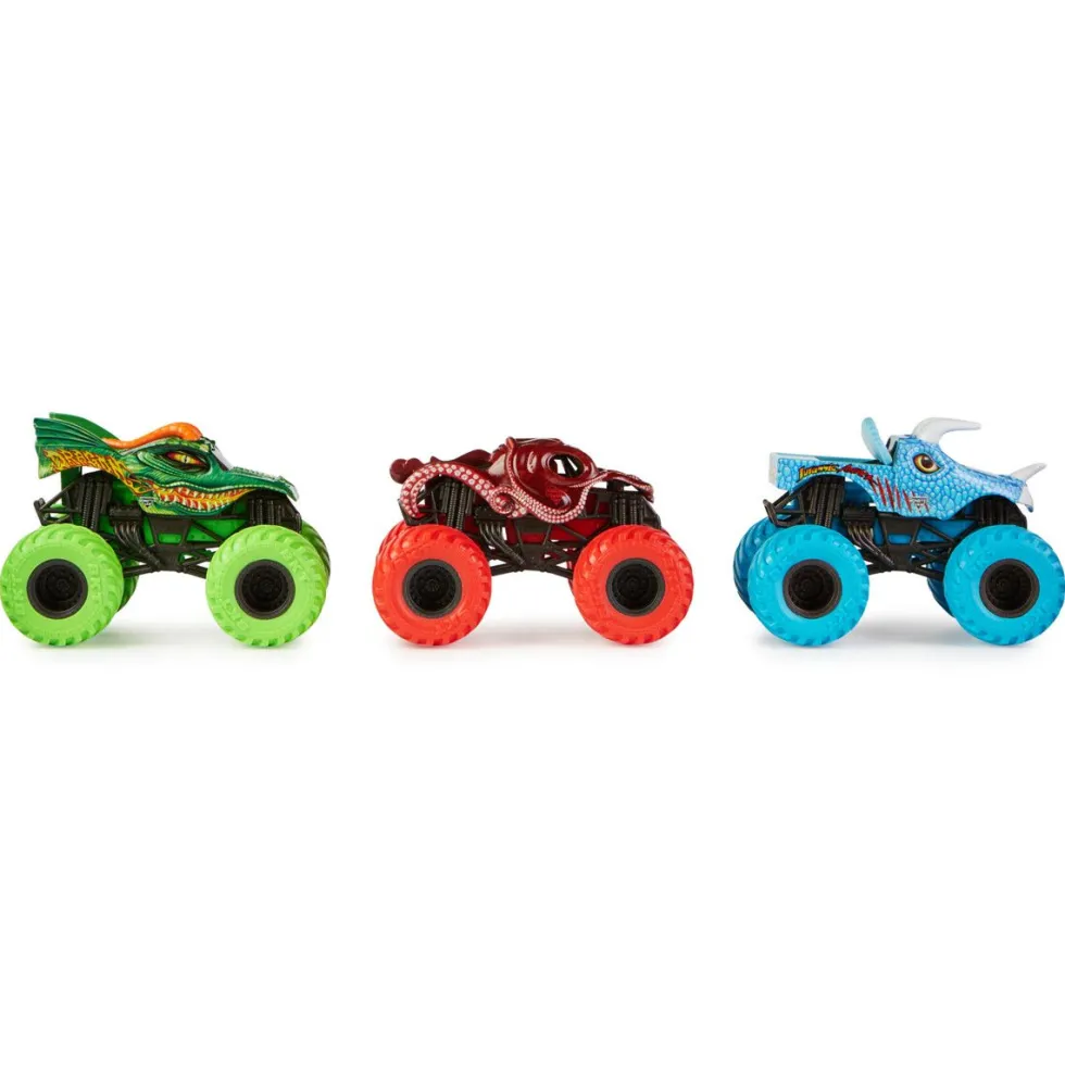 Monster Jam Charged Beasts monsteri autot 3kpl