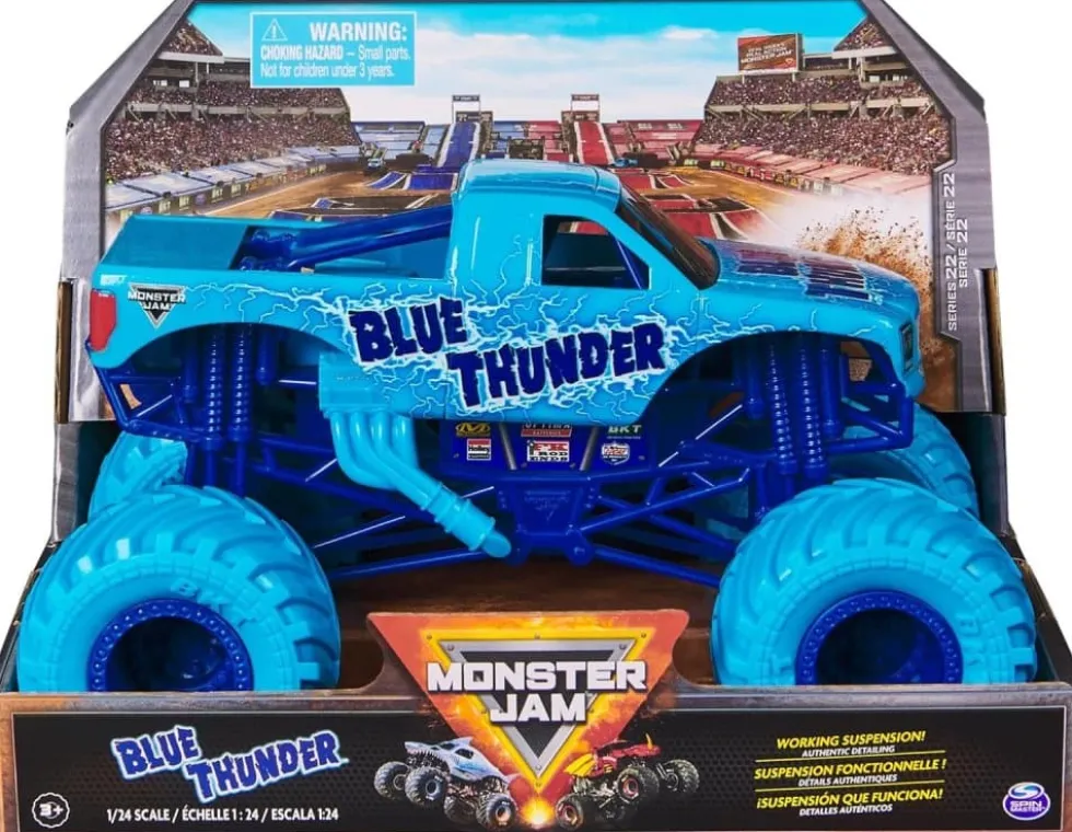 Monster Jam Collector Blue Thunder auto 1:24