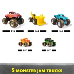 Monster Jam Country Jams pakkaus 5kpl