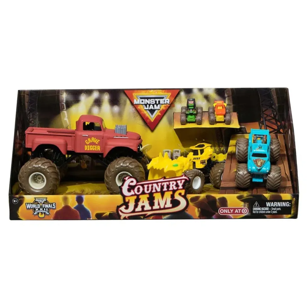 Monster Jam Country Jams pakkaus 5kpl