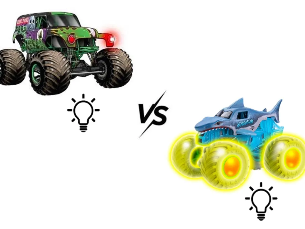 Monster Jam Glowing Light auto 2kpl