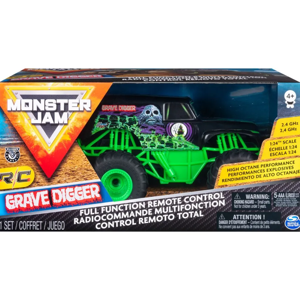 Monster Jam Grave Digger kauko-ohjattava Auto