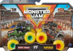 Monster Jam Grave Digger vs Max-D autot 2kpl