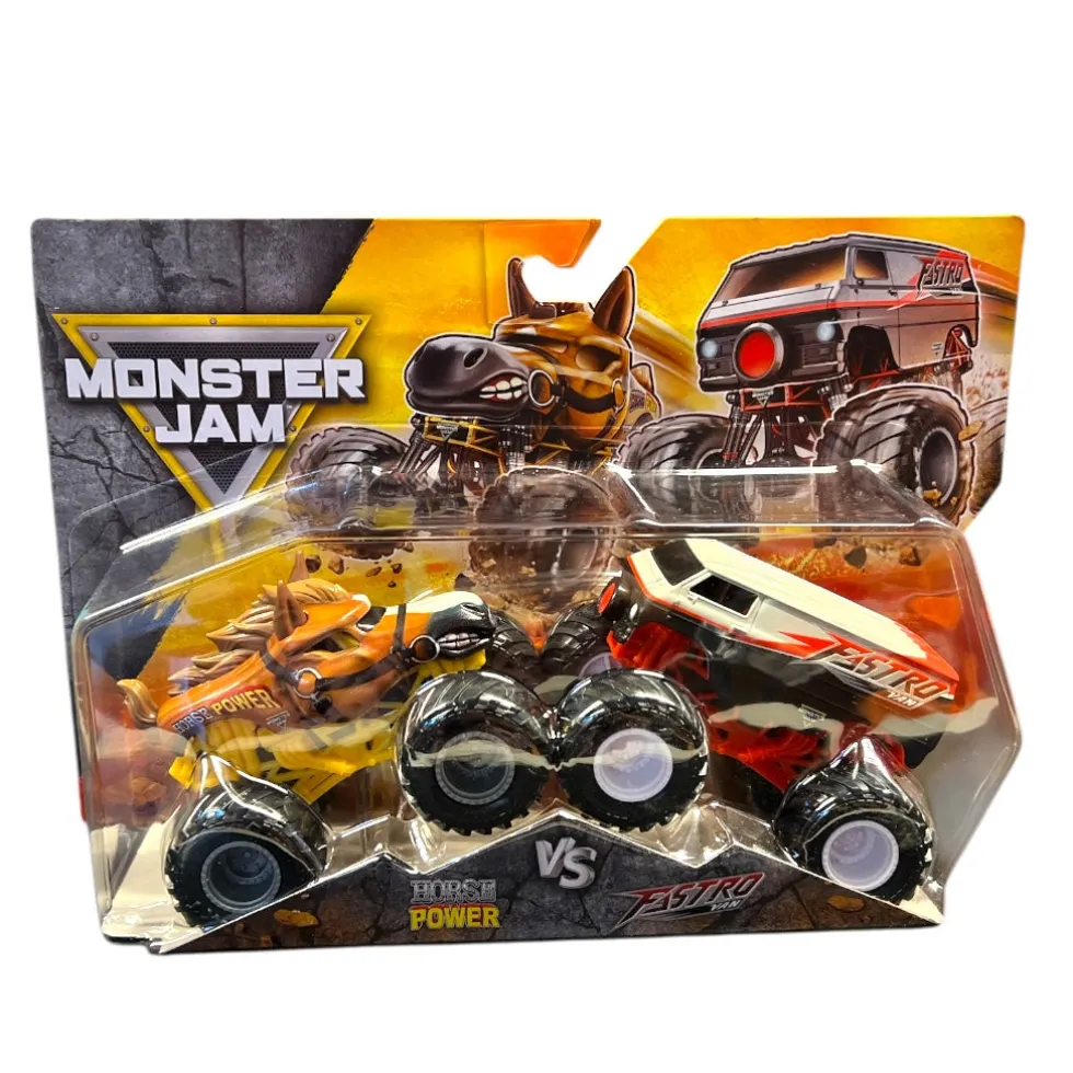 Monster Jam Horse Power vs Fastro Van autot 2kpl