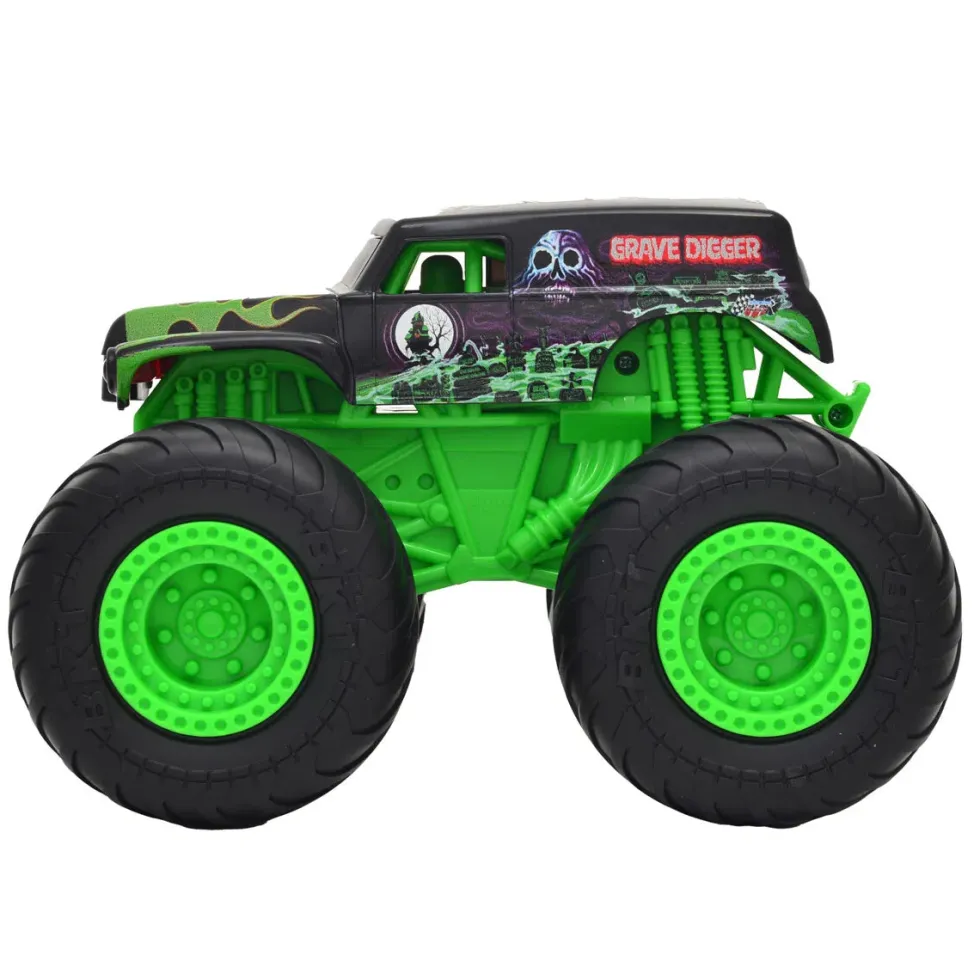 Monster Jam lights and sound Grave Digger auto 1:24
