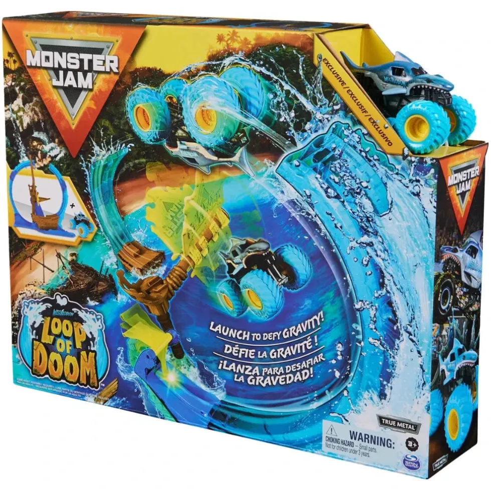 Monster Jam 1:64 Loop of Doom Stunt setti