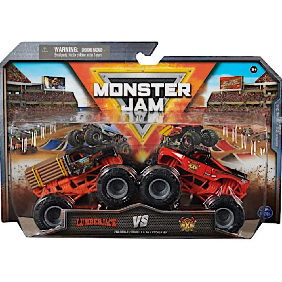 Monster Jam Lumberjack vs Axe autot 2kpl