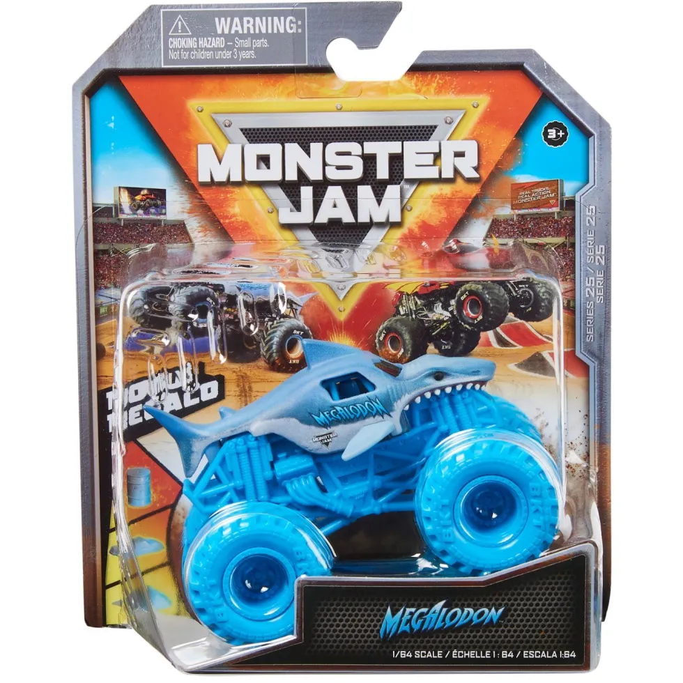 Monster Jam Megalodon monsteri auto 1:64