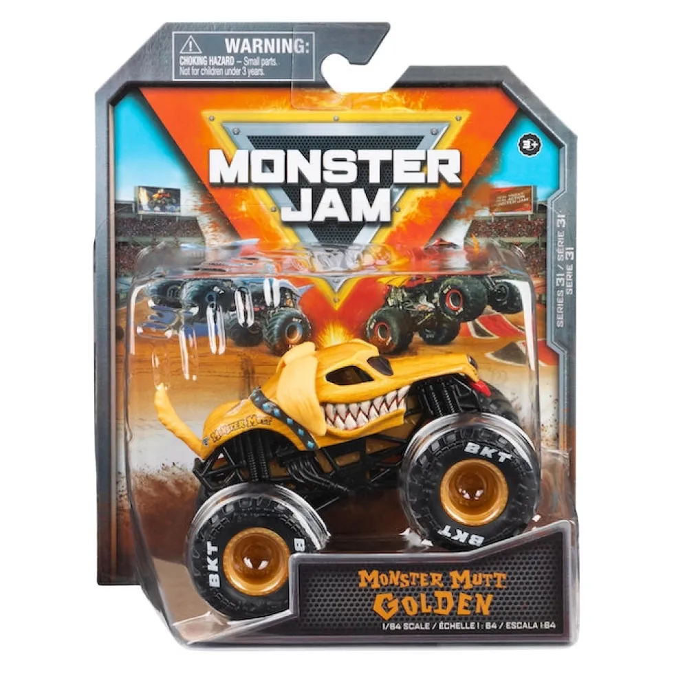 Monster Jam Monster Mutt Golden monsteri auto 1:64