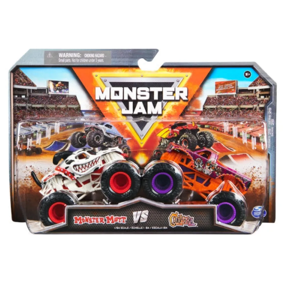 Monster Jam Monster Mutt vs Calavera autot 2kpl