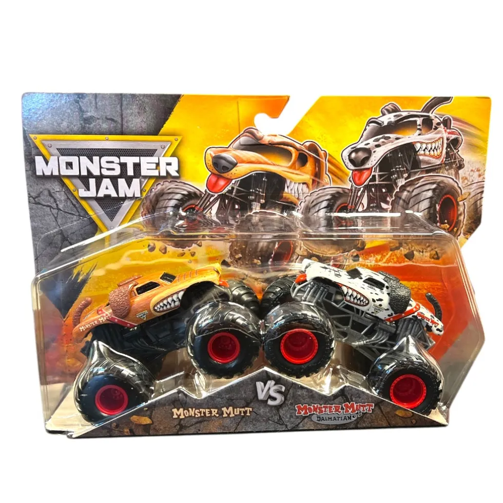 Monster Jam Monster Mutt vs Monster Mutt Dalmatian autot 2kpl