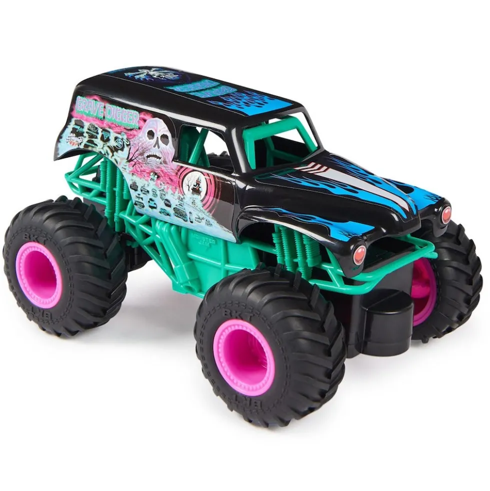 Monster Jam RC Neon Grave Digger kauko-ohjattava Auto