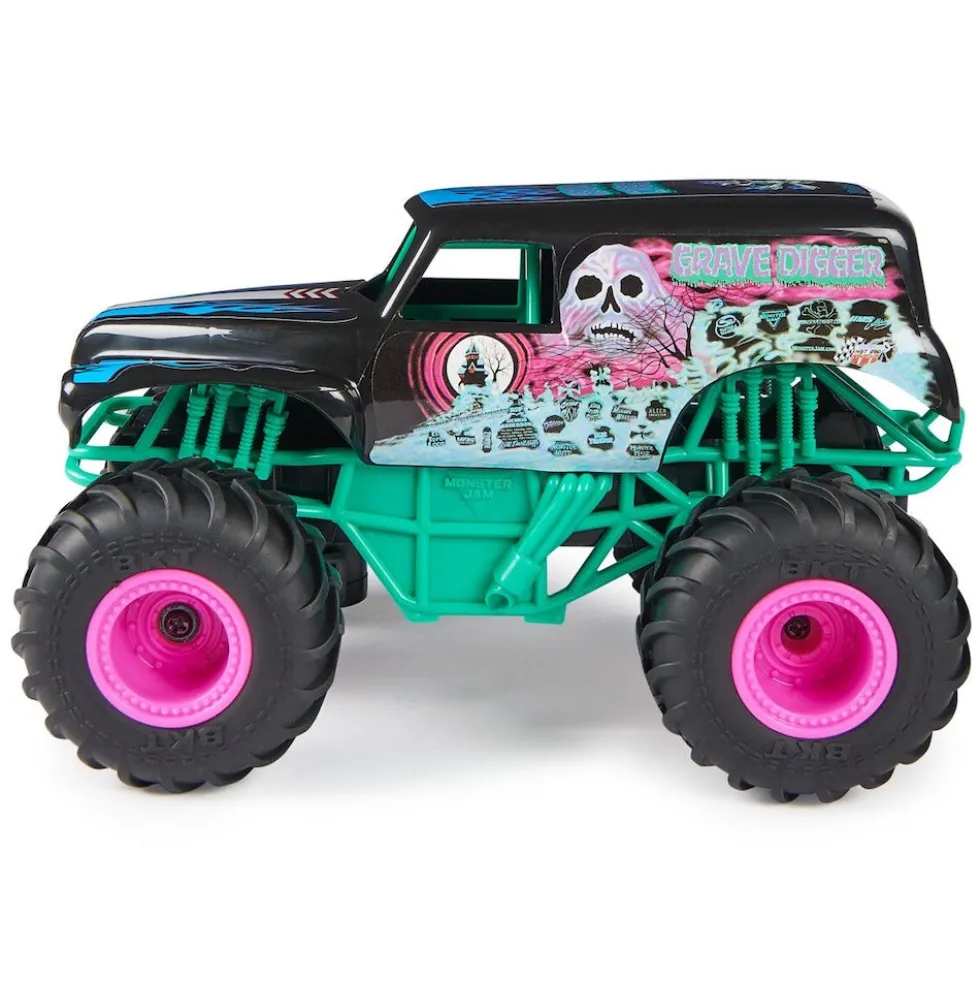 Monster Jam RC Neon Grave Digger kauko-ohjattava Auto