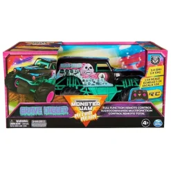 Monster Jam RC Neon Grave Digger kauko-ohjattava Auto