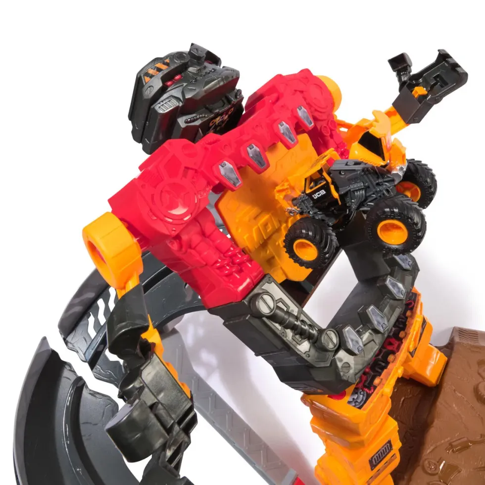 Monster Jam 1:64 Smash & Bash Smashbot stuntti setti