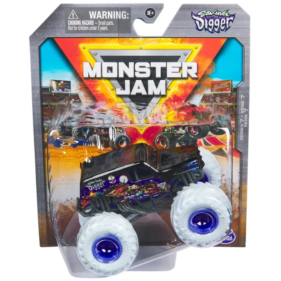 Monster Jam Son-uva Digger monsteri auto 1:64