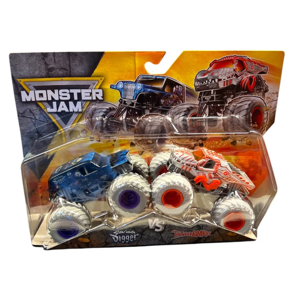 Monster Jam Son-Uva Digger vs ThunderRoarUs autot 2kpl