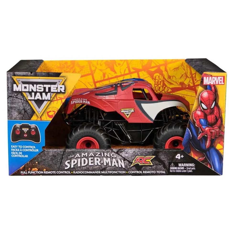Monster Jam Spiderman kauko-ohjattava Auto