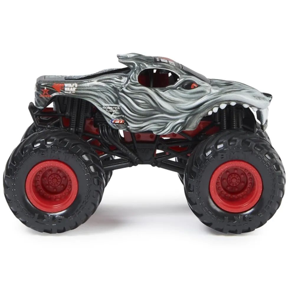 Monster Jam Wolf's Head monsteri auto 1:64