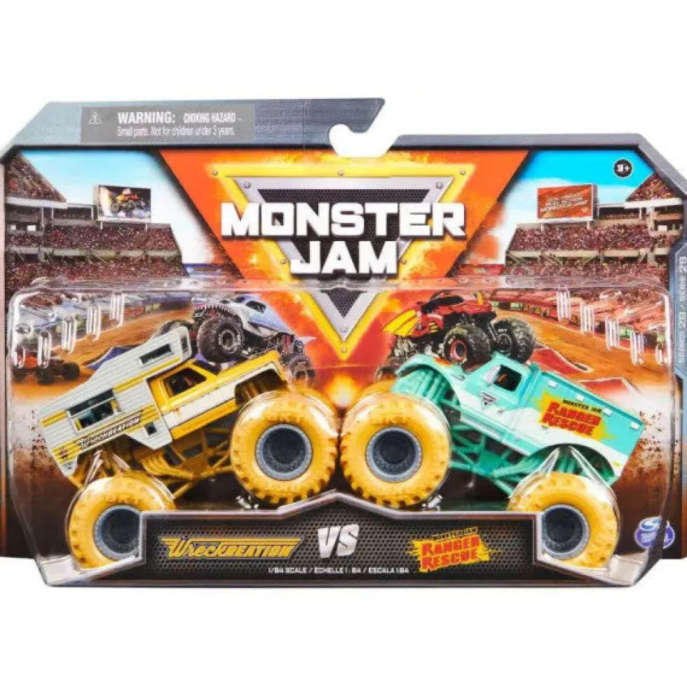 Monster Jam Wreckreation vs Ranger Rescue autot 2kpl