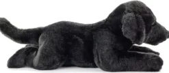 Musta Labradorinnoutaja pehmolelu 40cm