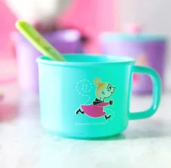 Muumi Pikku Myy leikki astiasto ja salkku