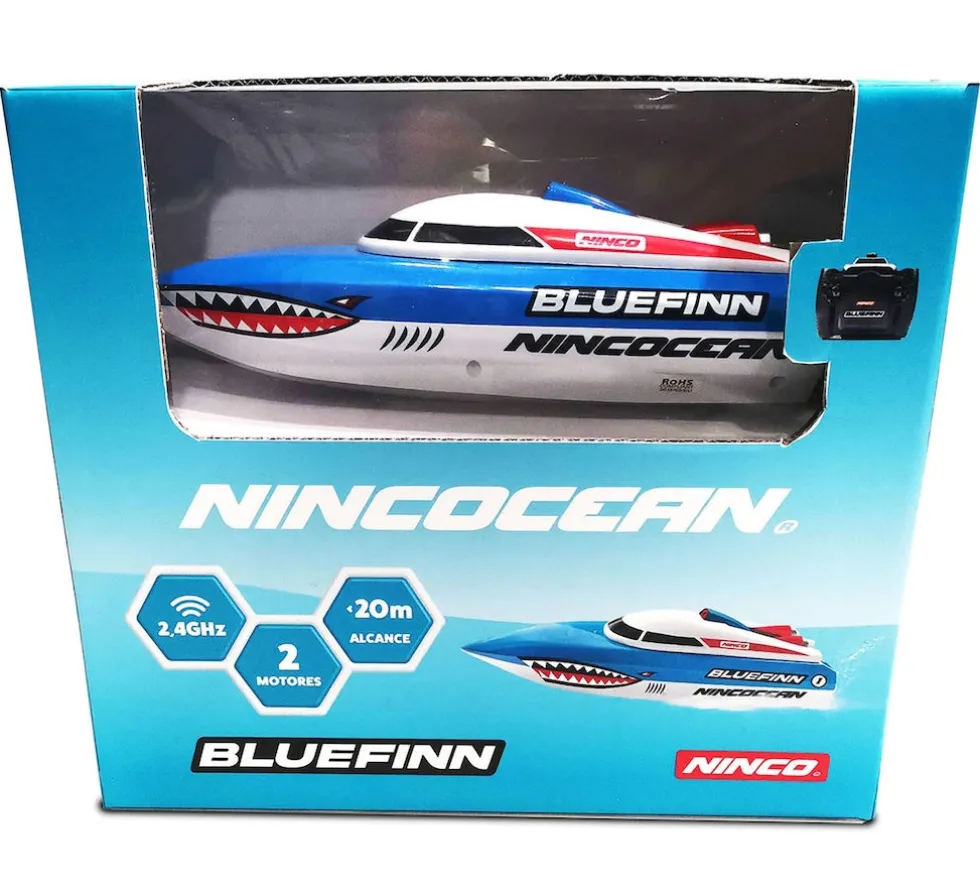 NINCO RC Bluefinn kauko-ohjattava Vene 24cm