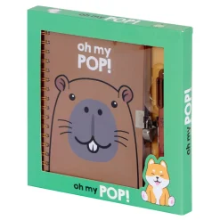 Oh My Pop! Capybara päiväkirja ja kynä lahjapakkaus