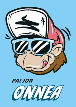 Onnittelukortti Cool Apina