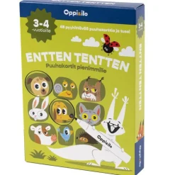 Oppi&ilo Entten tentten -puuhakortit 3-4v