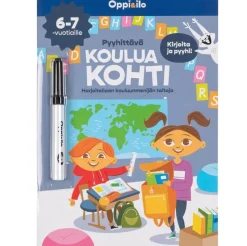 Oppi&ilo Koulua kohti pyyhittävä puuhakirja 6-7v