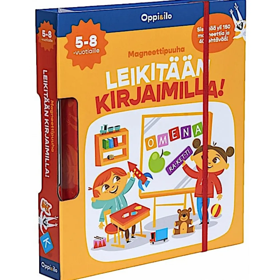 Oppi&ilo Leikitään kirjaimilla magneettipuuha 5-8v