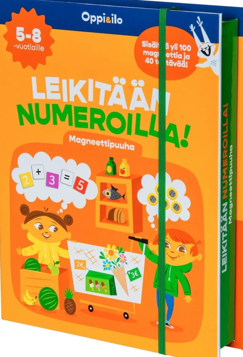 Oppi&ilo Leikitään numeroilla magneettipuuha 5-8v