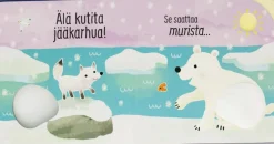 Oppi&ilo Älä kutita jääkarhua ääni- ja koskettelukirja