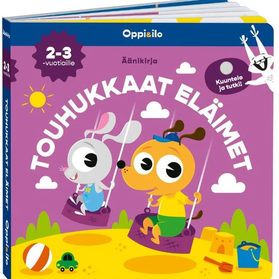 Oppi&ilo Touhukkaat eläimet -kirja