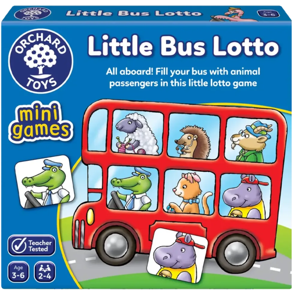 Orchard Toys Pikku bussi Lotto peli