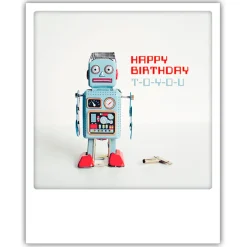 Pick Motion Robotti "Happy Birthday" -kortti